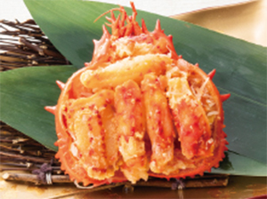 花咲蟹甲羅盛り