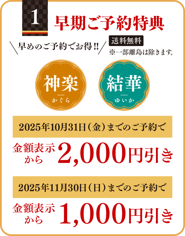 01 早期ご予約特典